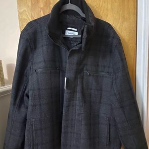 Men’s brand new plaid coat